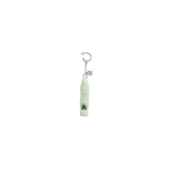 Feng Chen Wang Porcelain Ear Ring Green