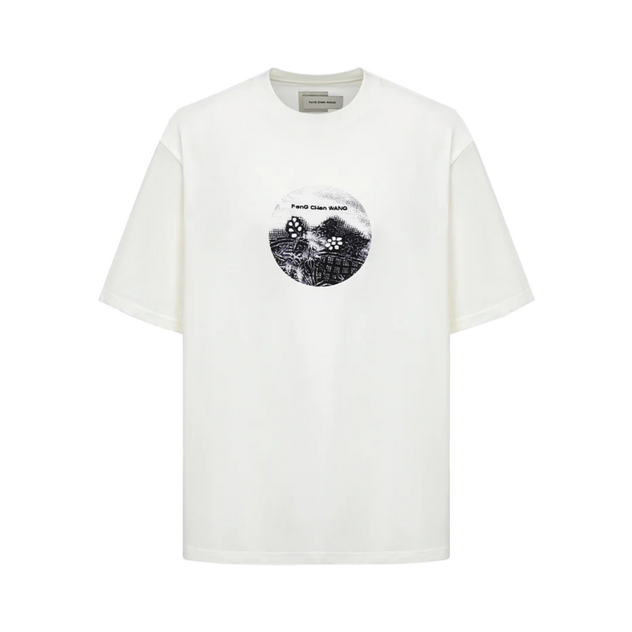 Feng Chen Wang ''Yu Zi Xie''  Print White T- Shirt