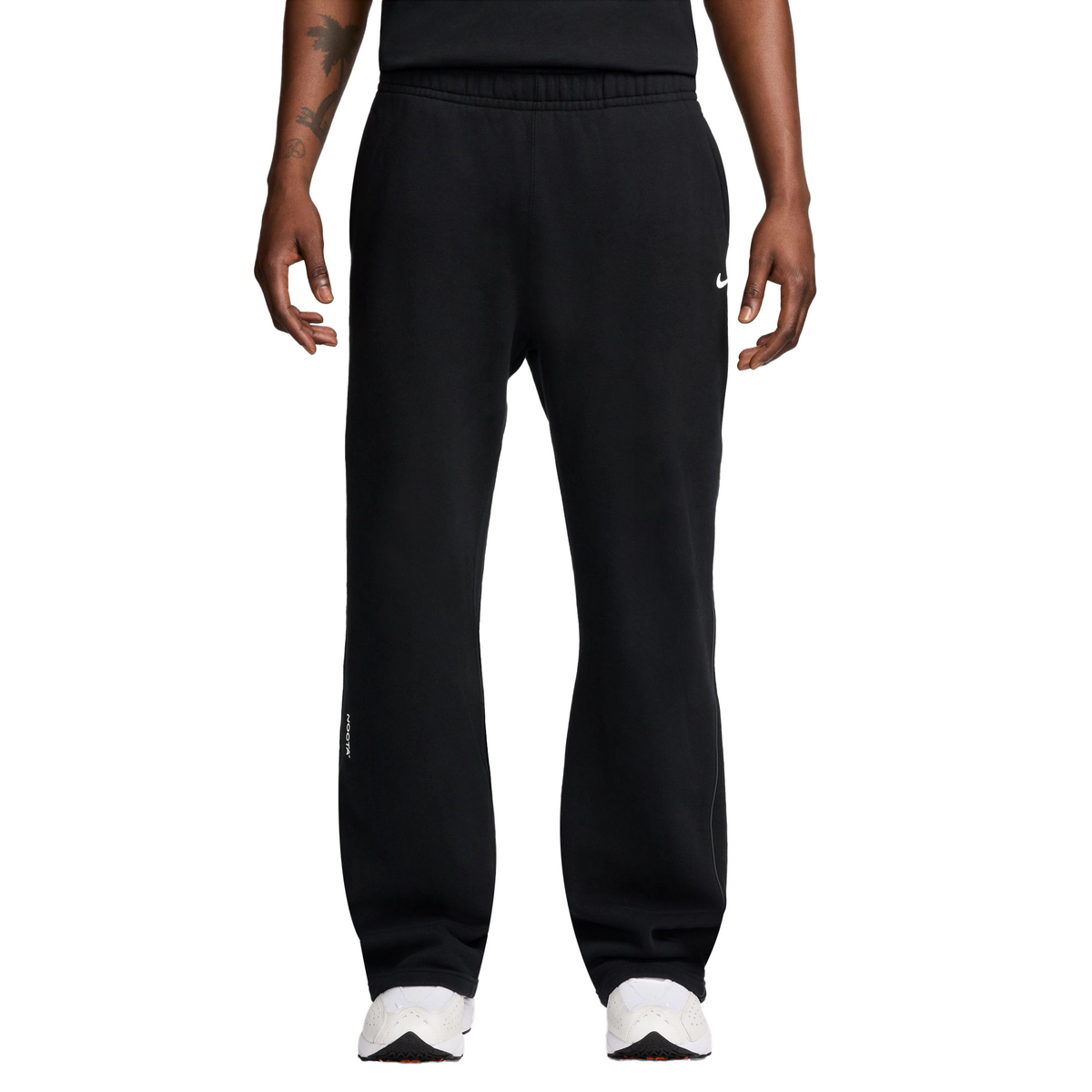 Nike NOCTA Fleece CS Open-Hem Sweatpants Black/Black/White FZ4675-010