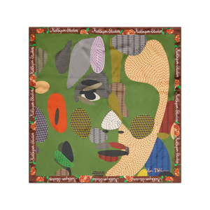 Kidsuper Face Dots Silk Scarf