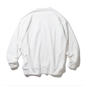 Nautica Japan Felt Logo Sweat Crew White