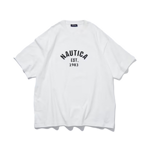 Nautica Japan Felt Logo T-Shirt White