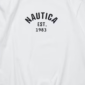 Nautica Japan Felt Logo T-Shirt White