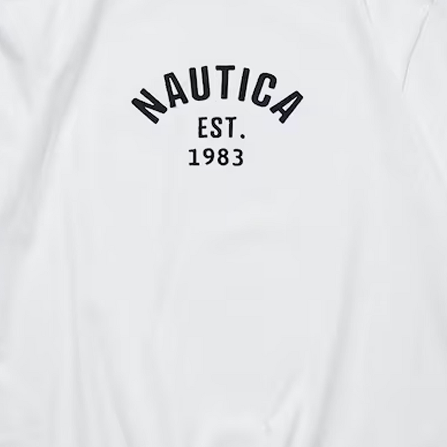 Nautica Japan Felt Logo T-Shirt White