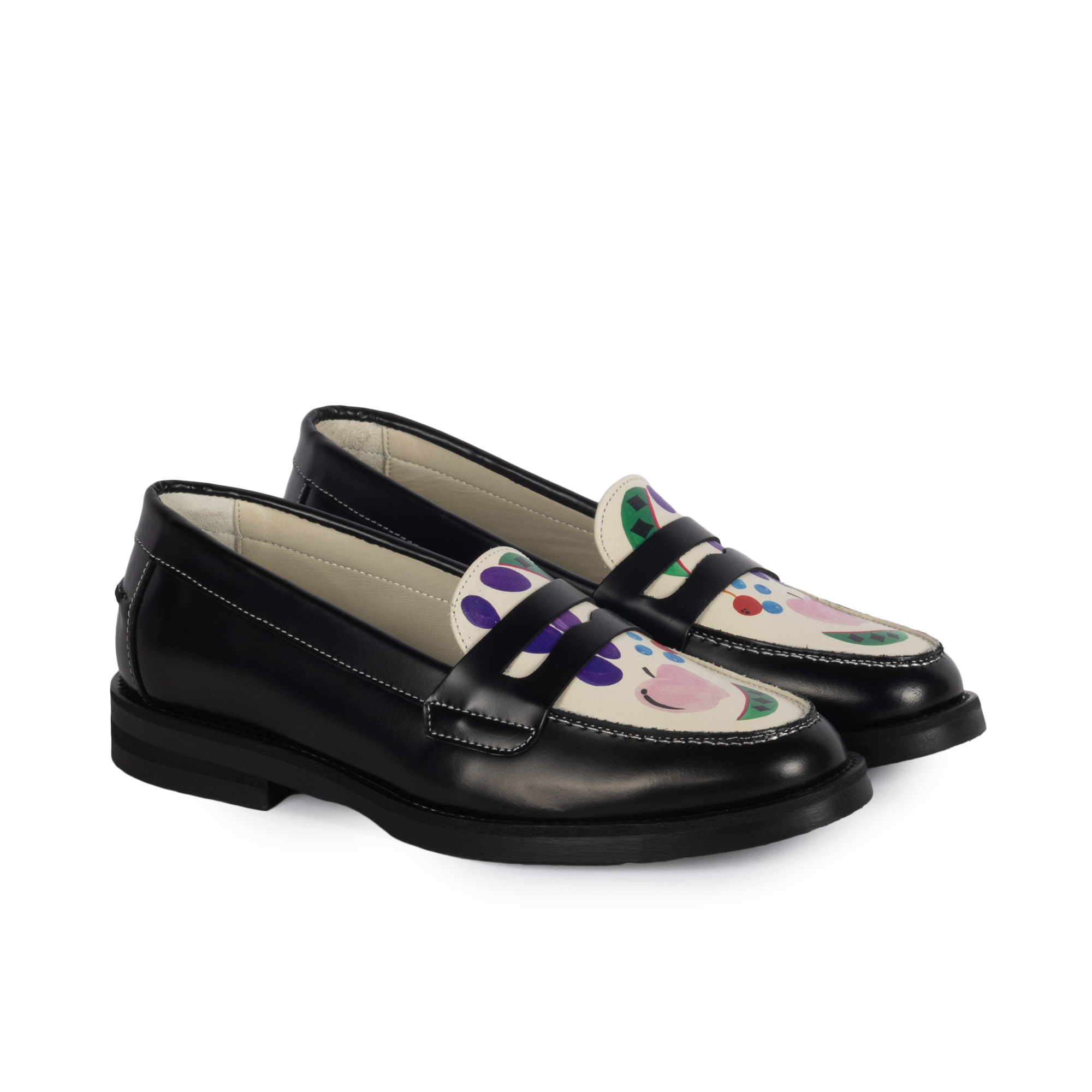 Duke + Dexter Women's Wilde Fruit Salad Penny Loafer WWFRUIT