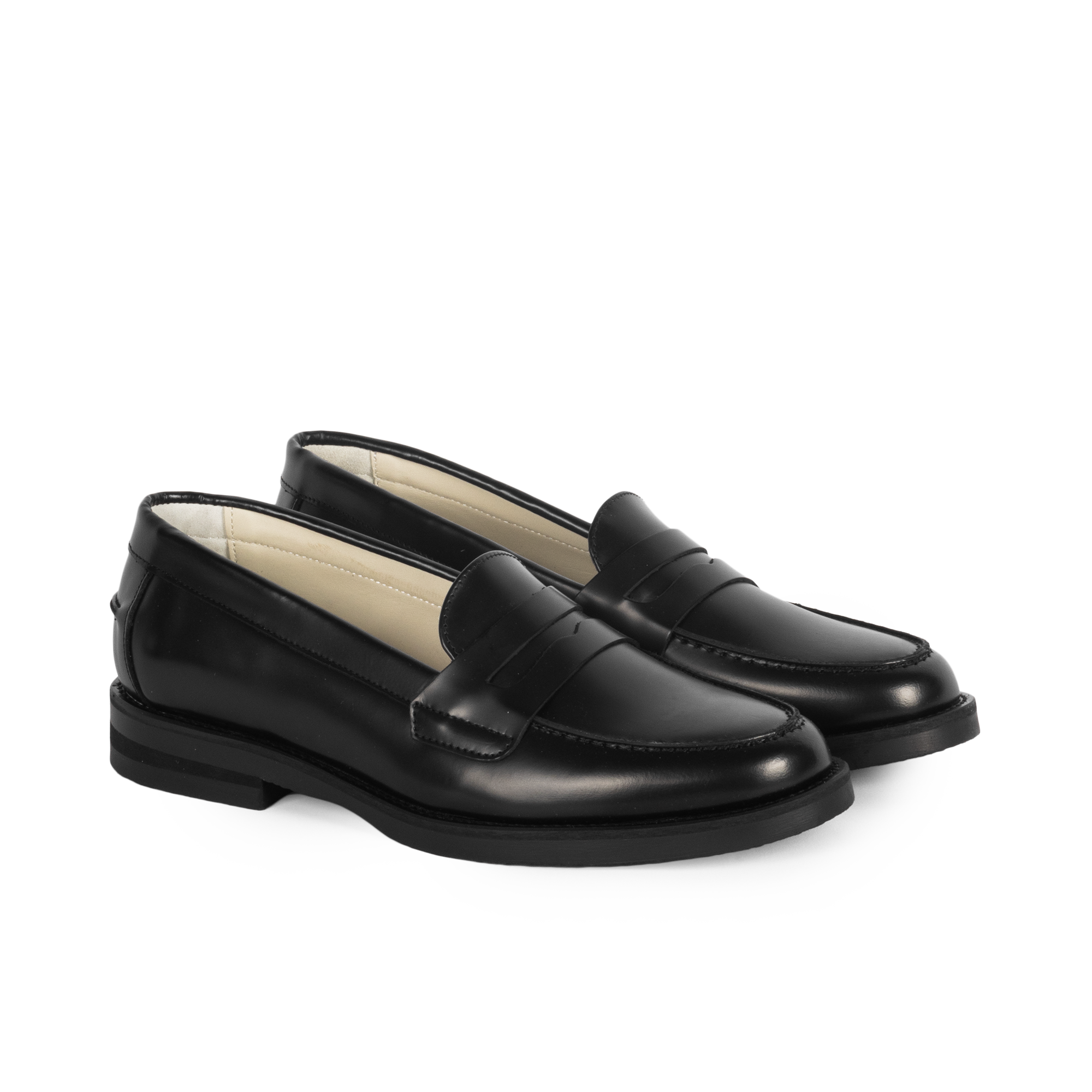 Duke + Dexter Women's Wilde Black Penny Loafer PWWBLAPEN