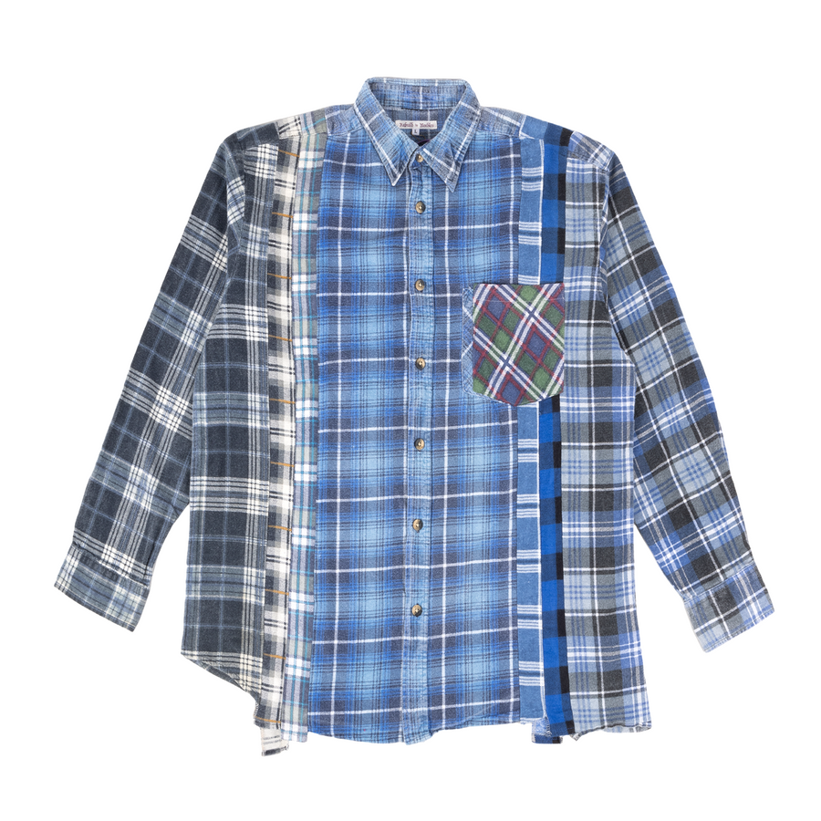 Needles Flannel 7 Cuts Shirt #QV395-1 Large