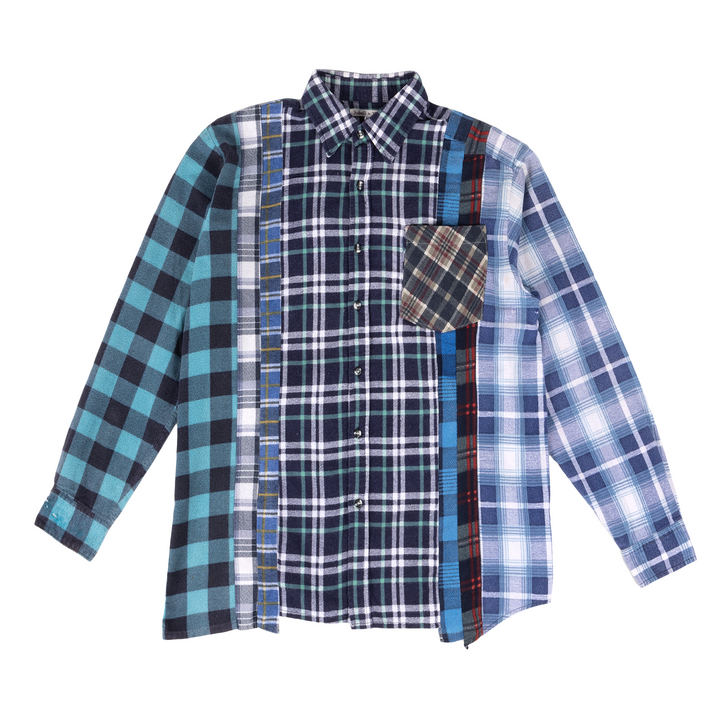 Needles Flannel 7 Cuts Shirt #QV395 Medium