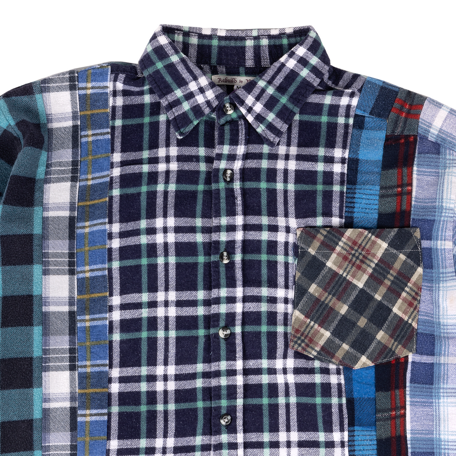 Needles Flannel 7 Cuts Shirt #QV395 Medium