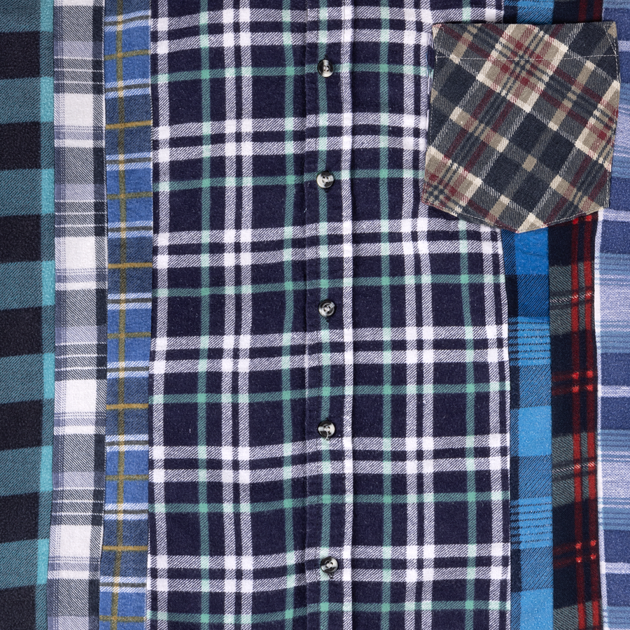 Needles Flannel 7 Cuts Shirt #QV395 Medium