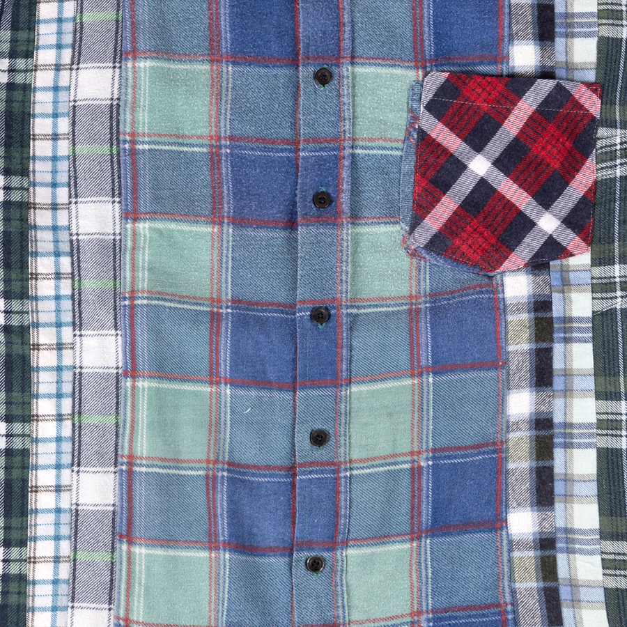 Needles Flannel 7 Cuts Shirt #QV395 -1 X-Large