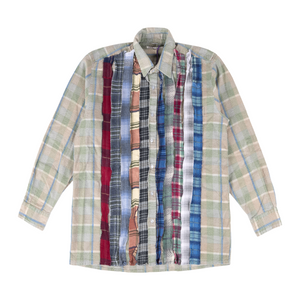 Needles Flannel Ribbon Shirt #QV397 Medium