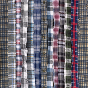 Needles Flannel Ribbon Shirt #QV397 Large