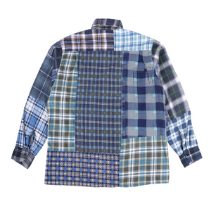 Needles Flannel Straight Hem Shirt #QV404-1 Large