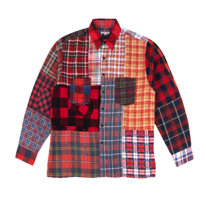 Needles Flannel Straight Hem Shirt #QV404 X-Large