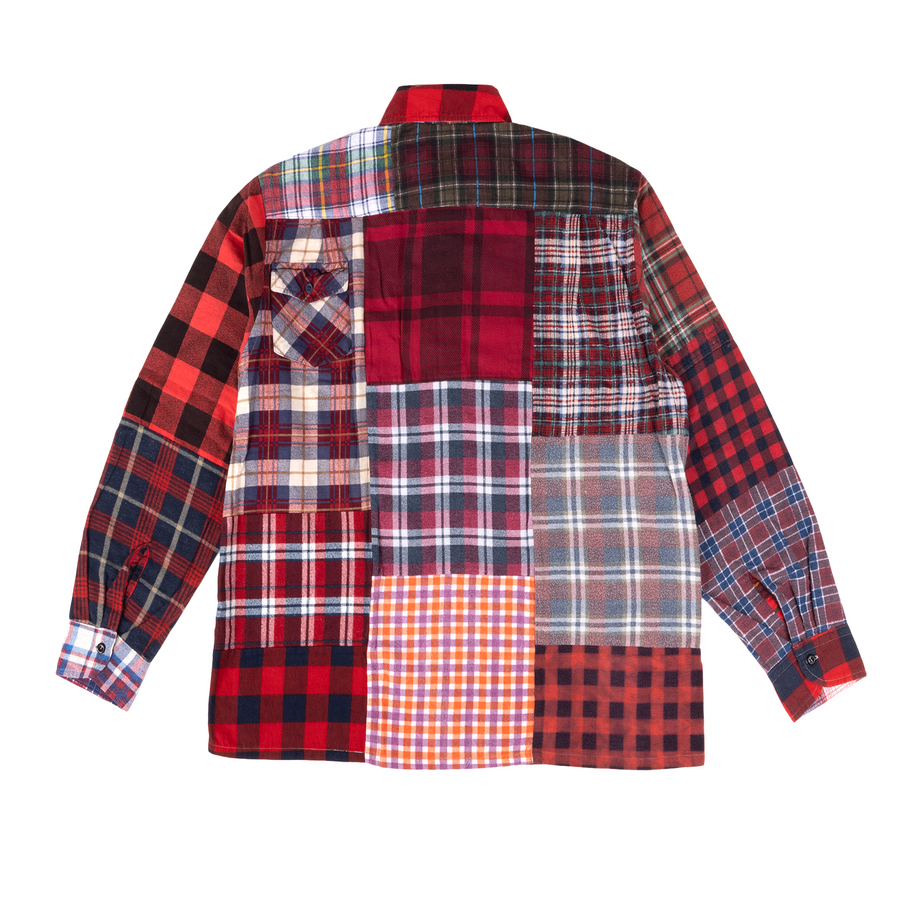 Needles Flannel Straight Hem Shirt #QV404 X-Large