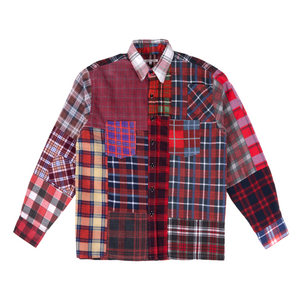 Needles Flannel Straight Hem Shirt #QV404-2 Large