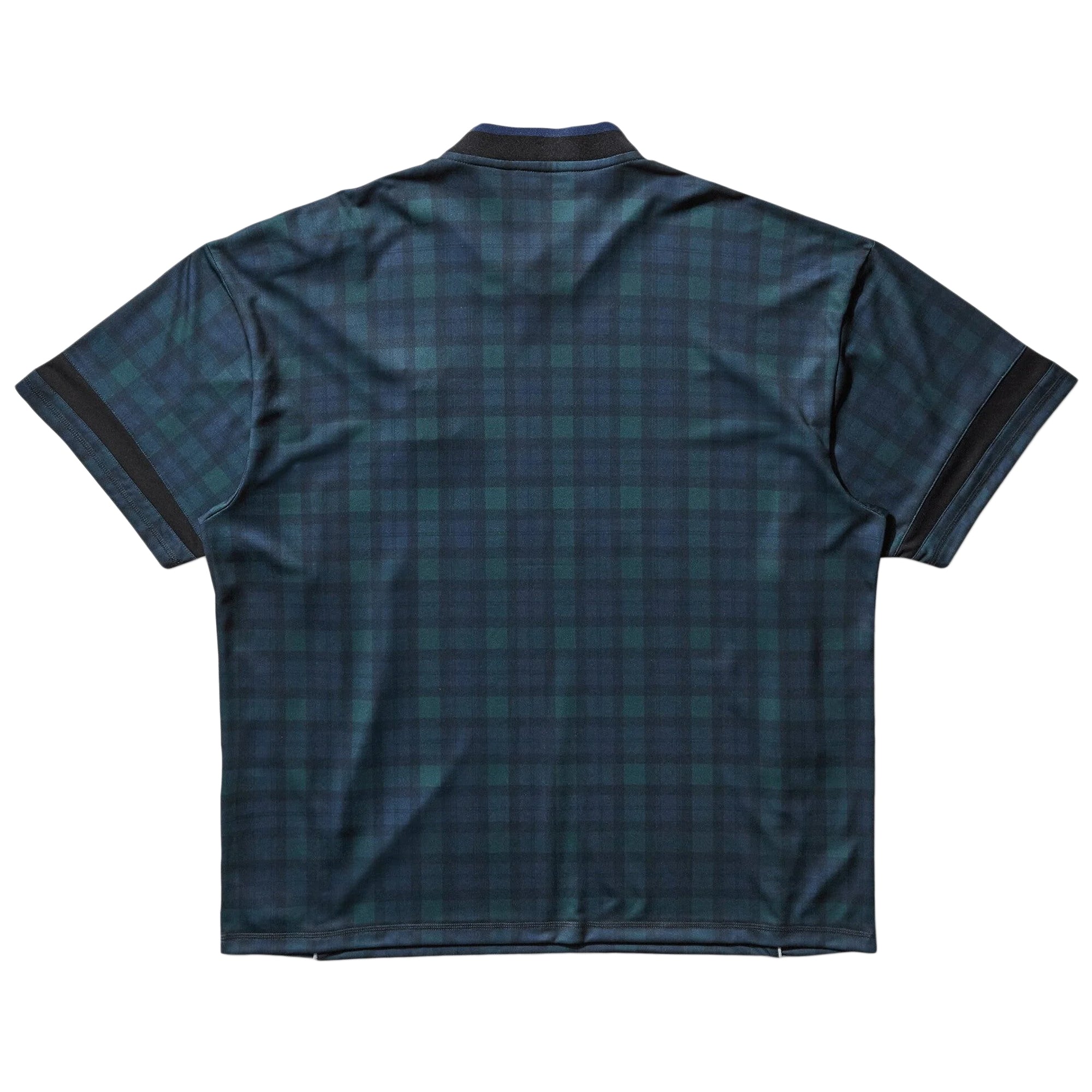 Martine Rose Football Shirt Black Tartan