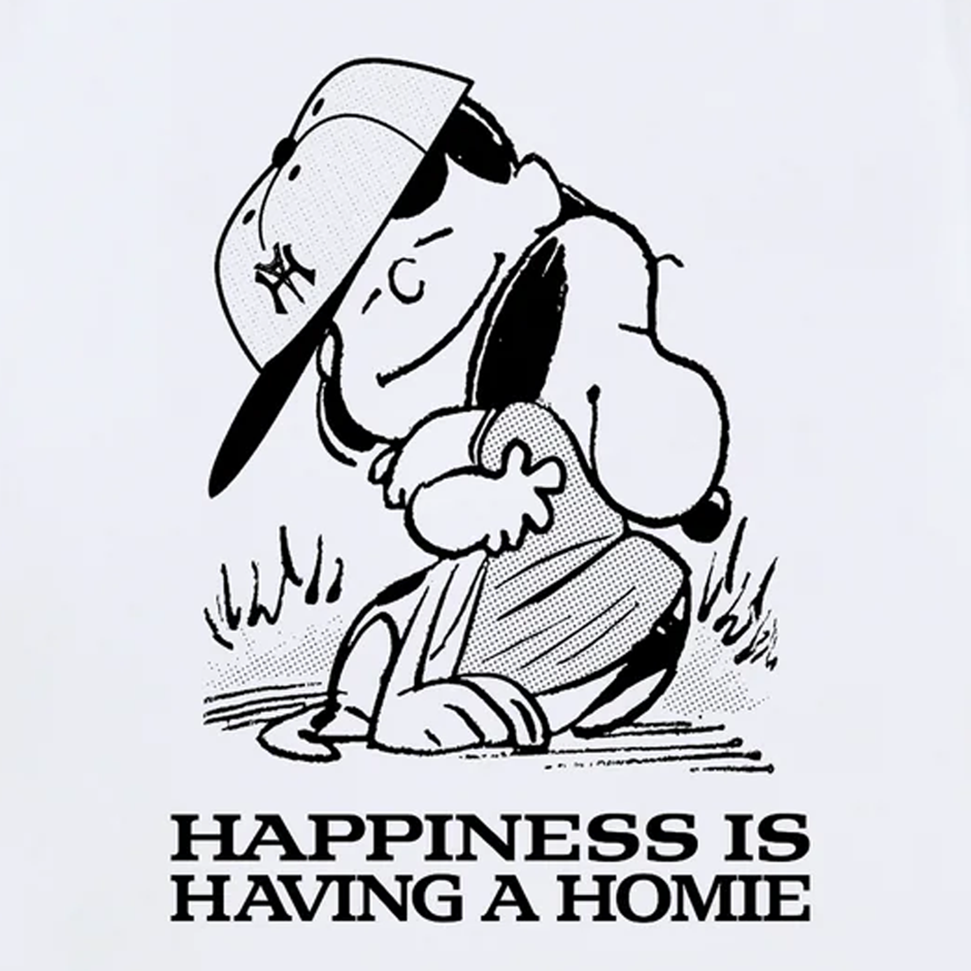 For The Homies Happiness Is Having A Homie T-Shirt White
