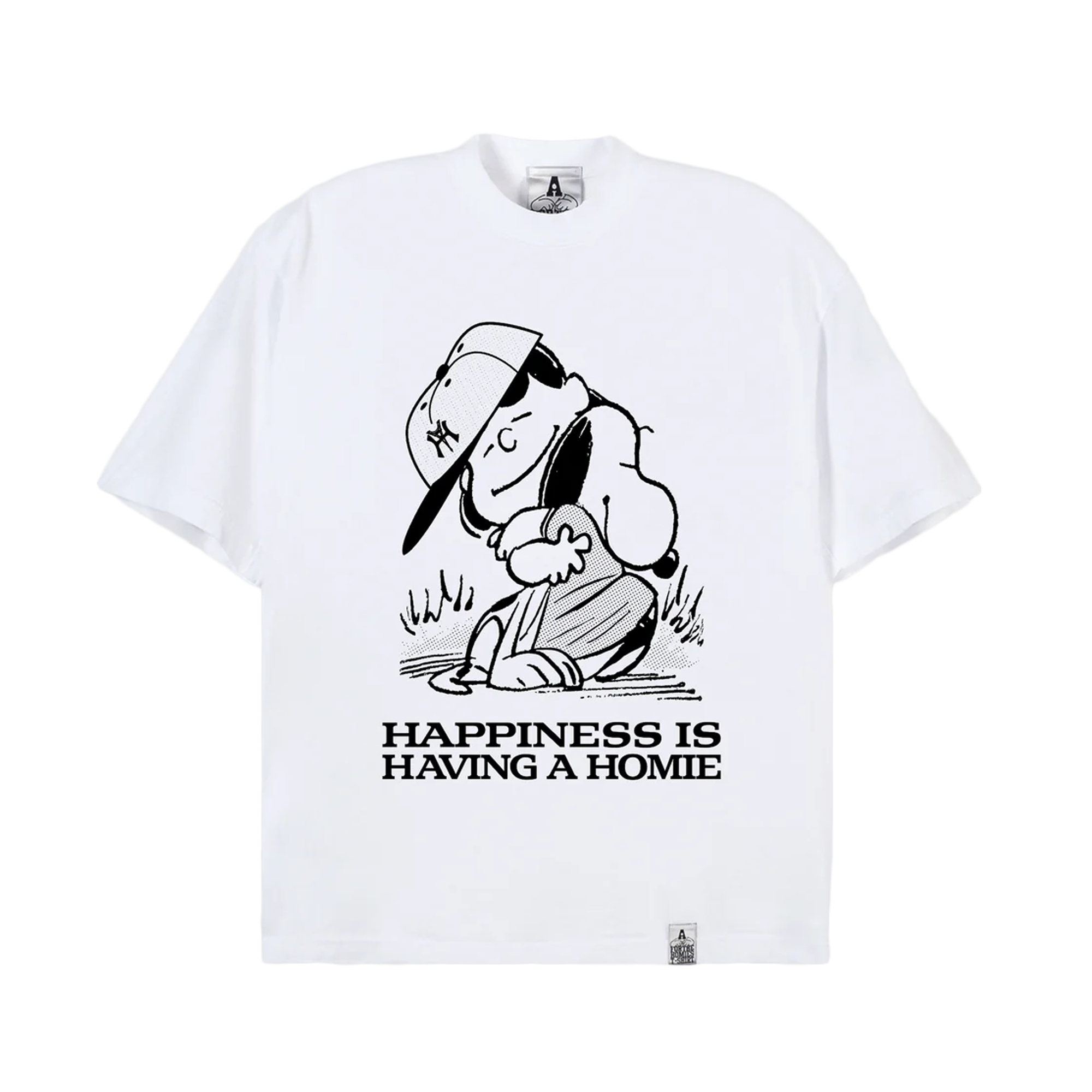 For The Homies Happiness Is Having A Homie T-Shirt White