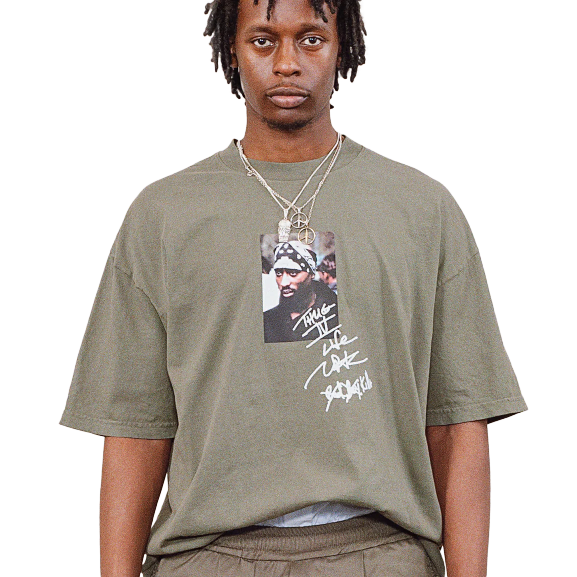 For The Homies Thug 4 Life T-Shirt Army