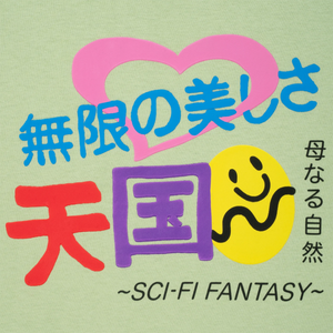 Sci-Fi Fantasy Foreign Figures T-Shirt Pistachio