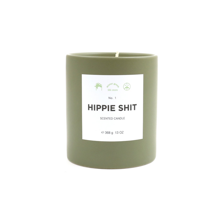 Mister Green Fragrance No. 1 Hippie Shit Candle 13oz/368ml