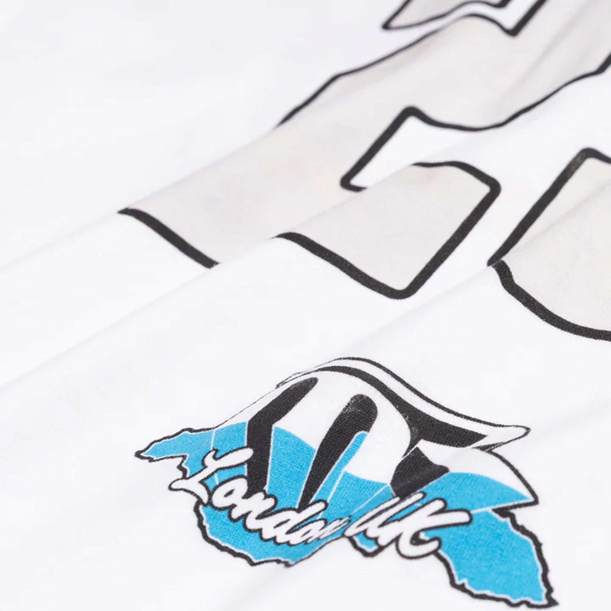 Martine Rose Funnel Neck Long Sleeve T-Shirt White Bmx