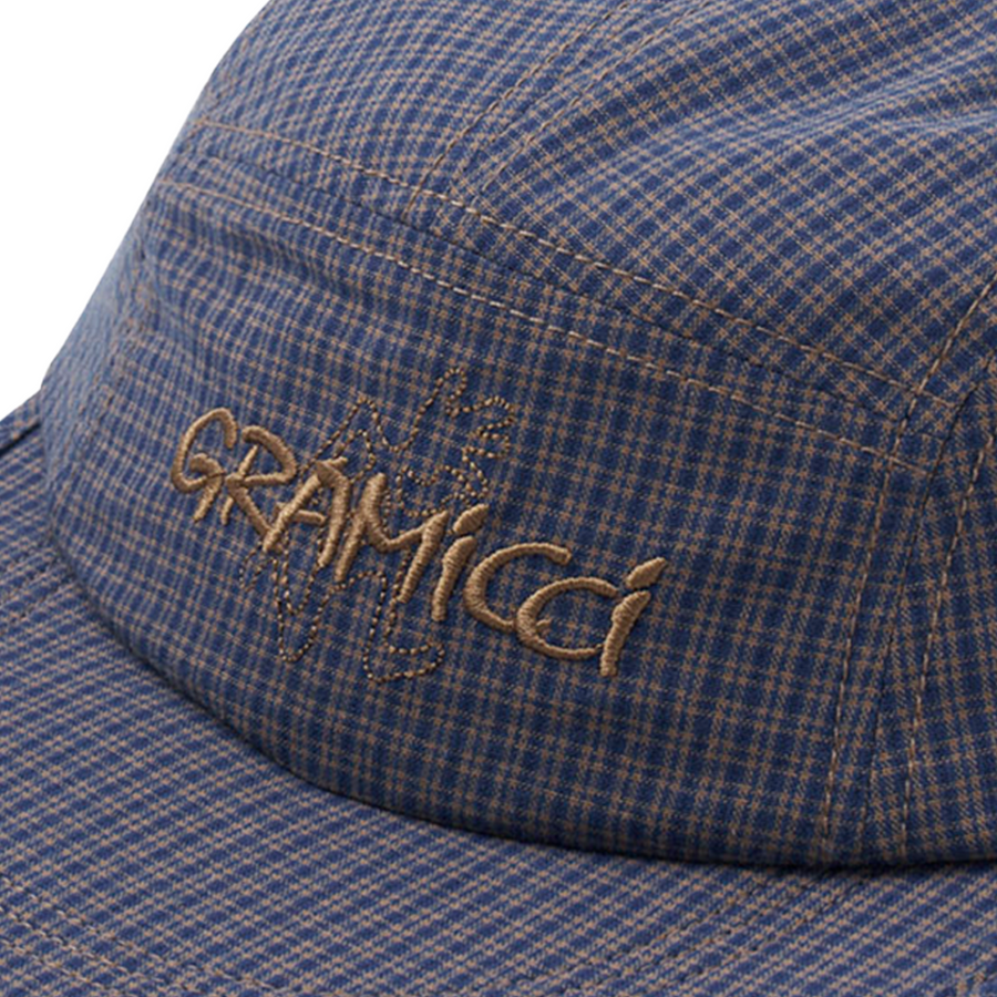 Gramicci Checkered Long Bill Cap Sierra Check Navy