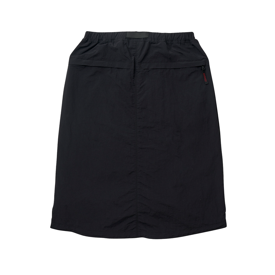 Gramicci Nylon Packable Midi Skirt Black