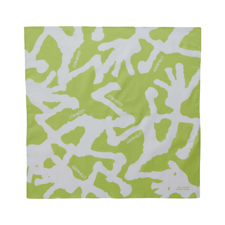 Gramicci Burly Running Man Bandana Lime G5SA-151