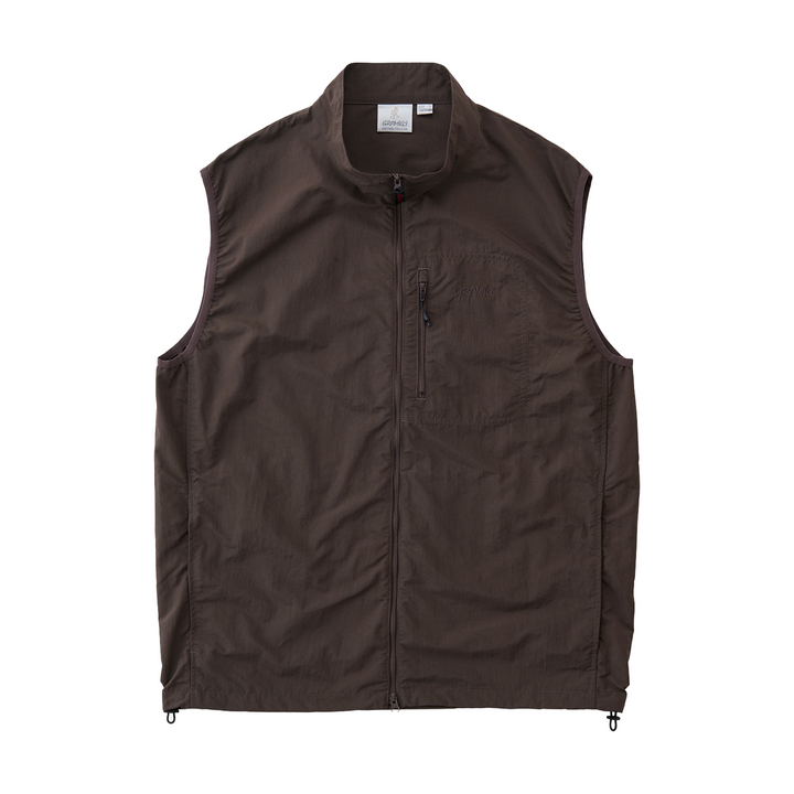 Gramicci Nylon Vest Deep Brown