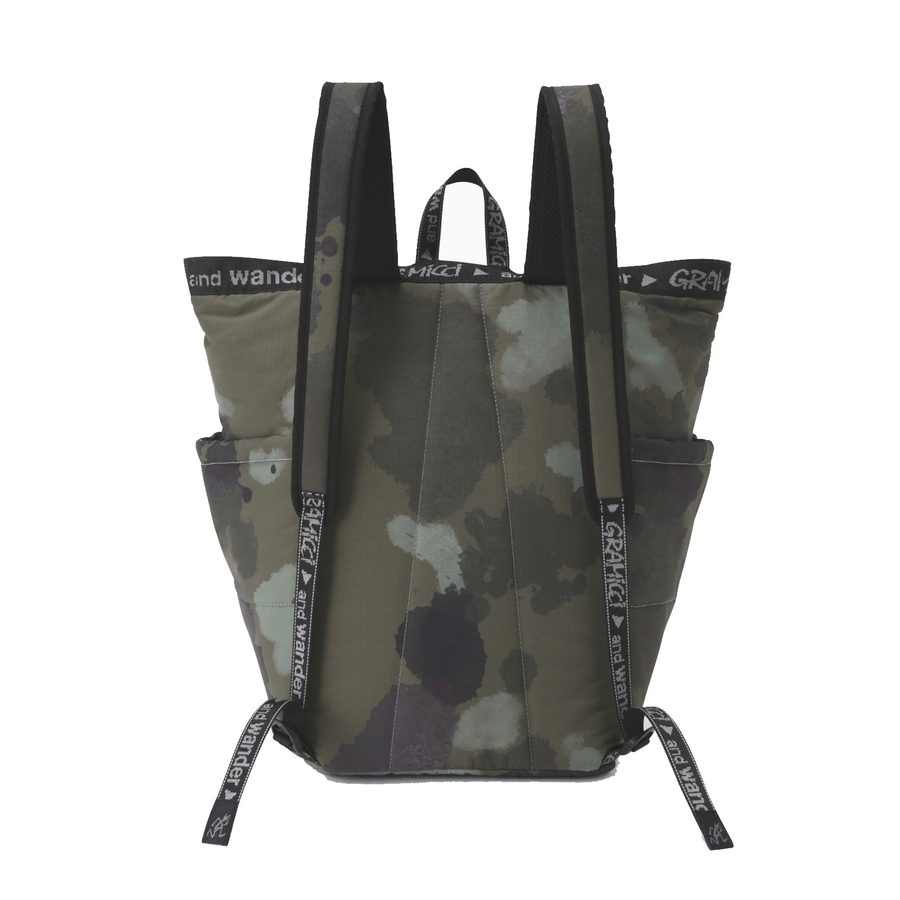 Gramicci x And Wander Padded 2Way Pack Camo