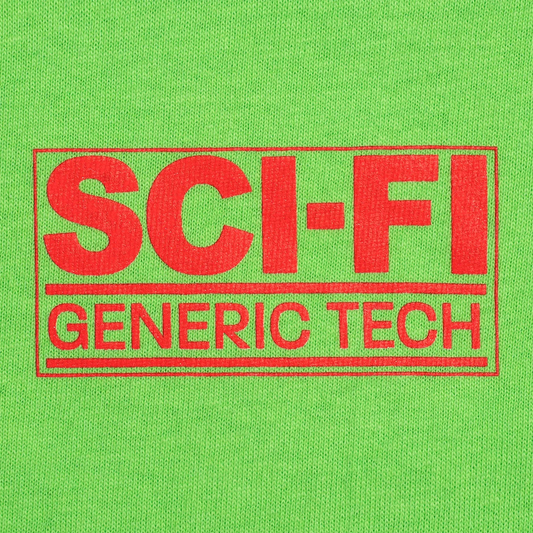 Sci-Fi Fantasy Generich Tech T-Shirt Lime