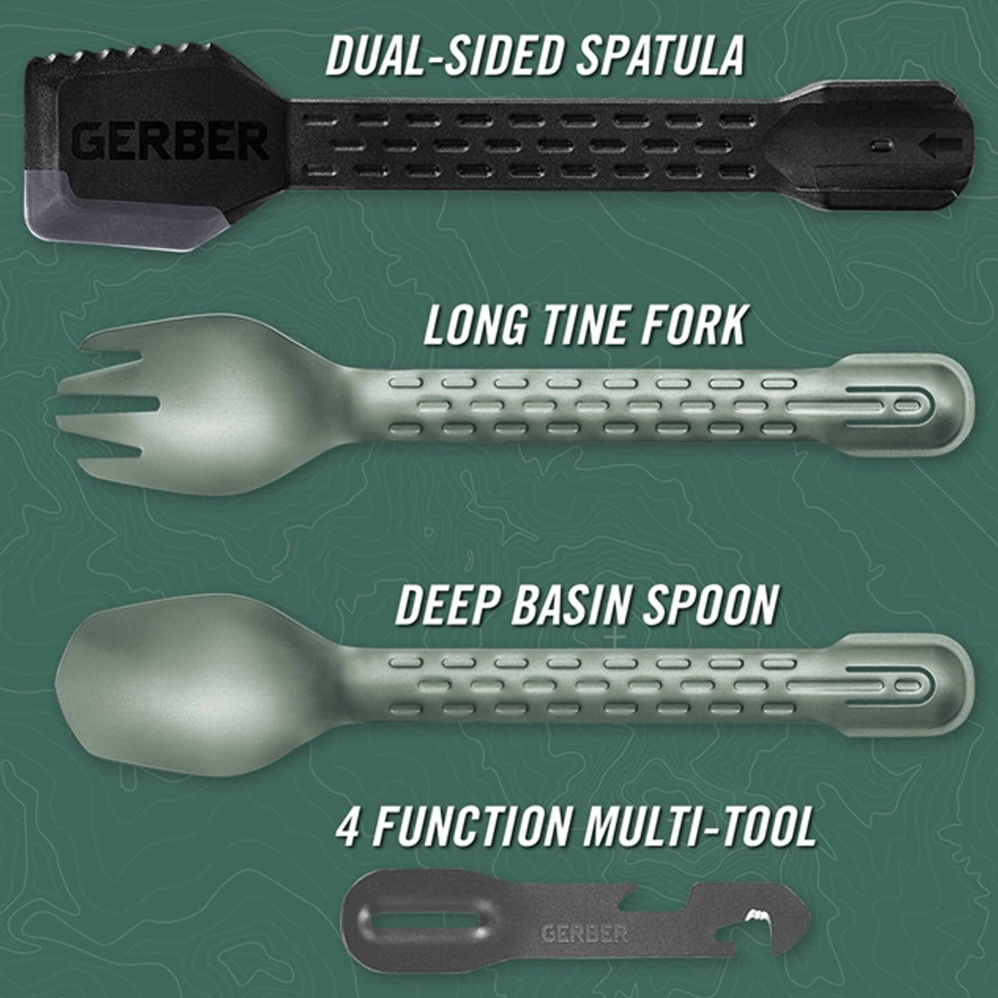 Gerber ComplEAT Utensil Set Baltic Haze
