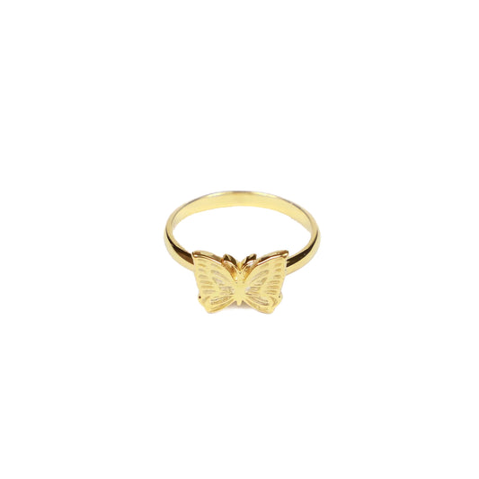 Needles Ring 18k Gold Plated Papillon