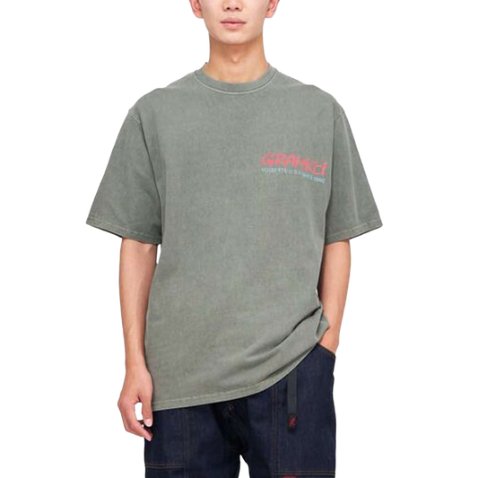 Gramicci Beetle Tee Pigment Dyed Grey G5SU-T015-D