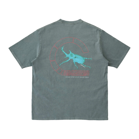 Gramicci Beetle Tee Pigment Dyed Grey G5SU-T015-D
