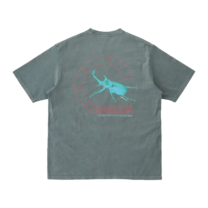 Gramicci Beetle Tee Pigment Dyed Grey G5SU-T015-D