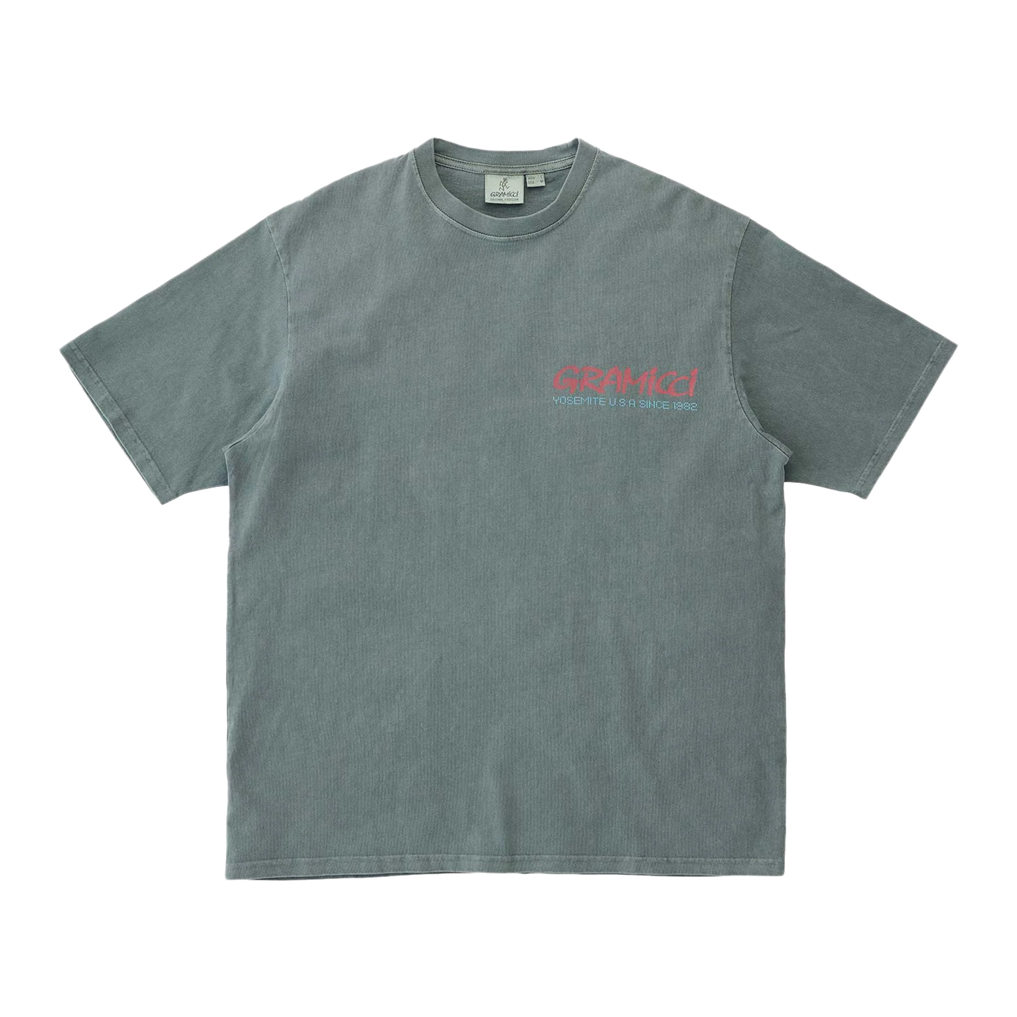 Gramicci Beetle Tee Pigment Dyed Grey G5SU-T015-D