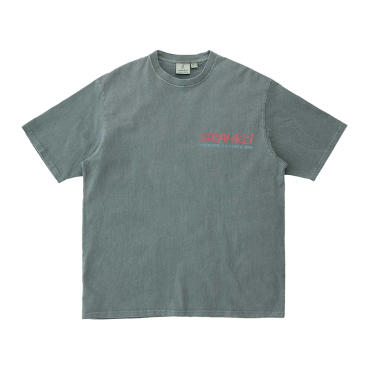 Gramicci Beetle Tee Pigment Dyed Grey G5SU-T015-D