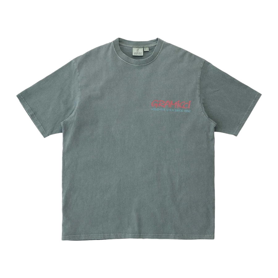Gramicci Beetle Tee Pigment Dyed Grey G5SU-T015-D