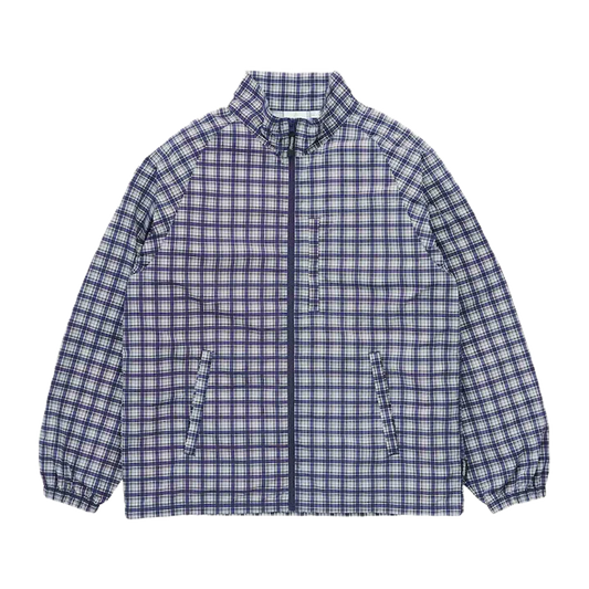 Gramicci Checkered Shell Jacket Navy Check