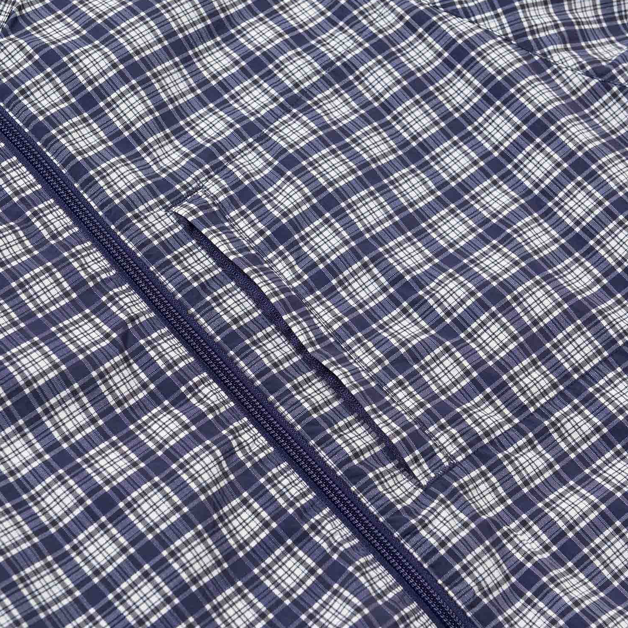 Gramicci Checkered Shell Jacket Navy Check