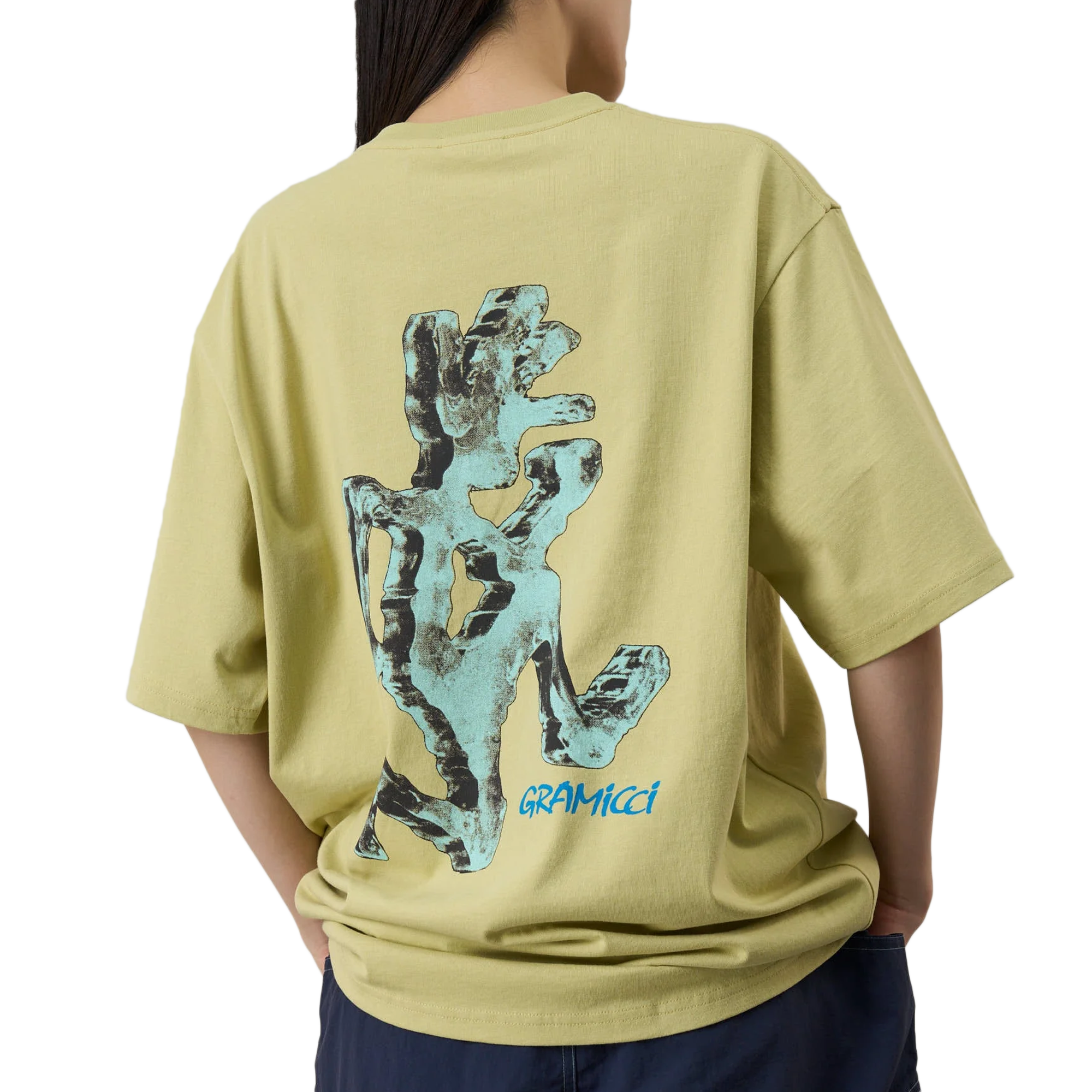 Gramicci Ice Sculpture T-Shirt Lime