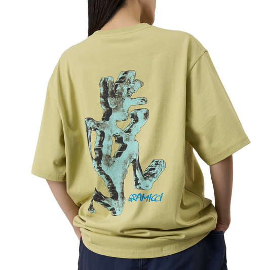 Gramicci Ice Sculpture T-Shirt Lime