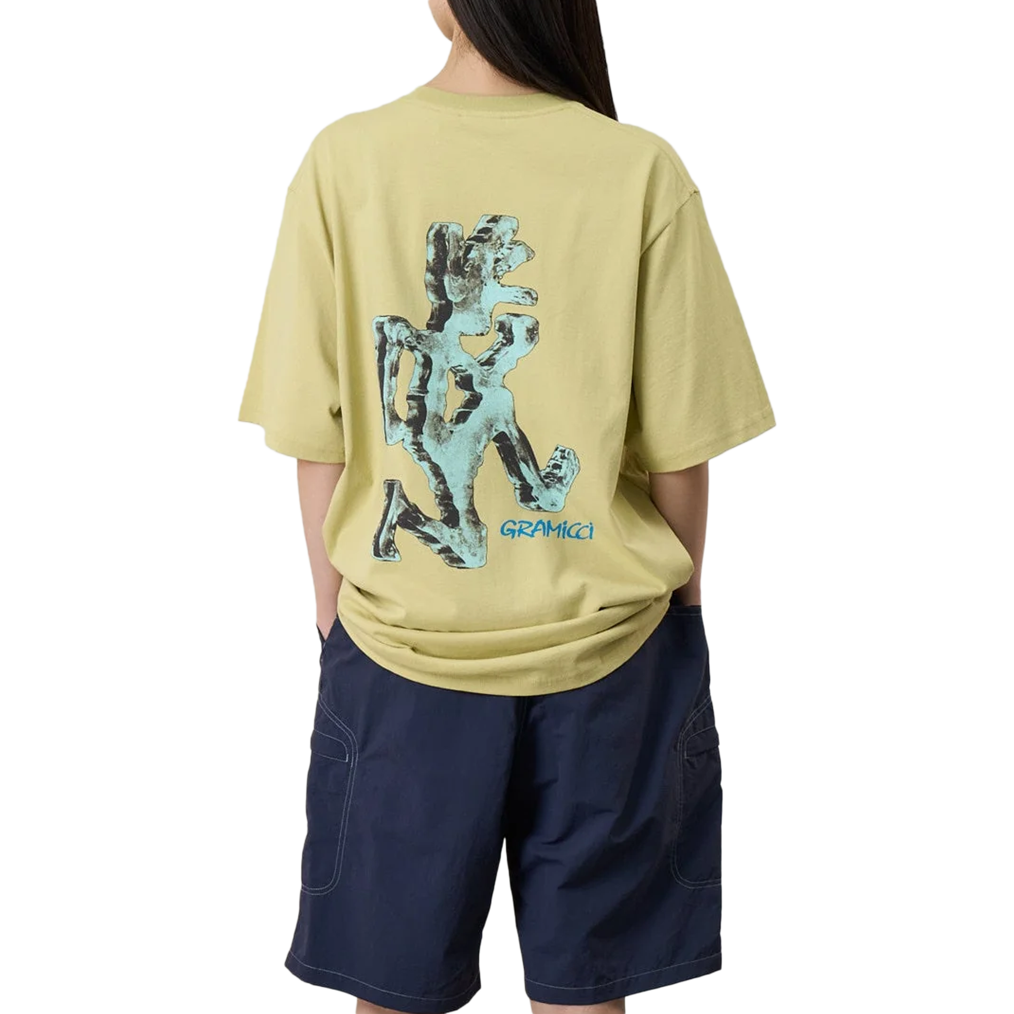 Gramicci Ice Sculpture T-Shirt Lime