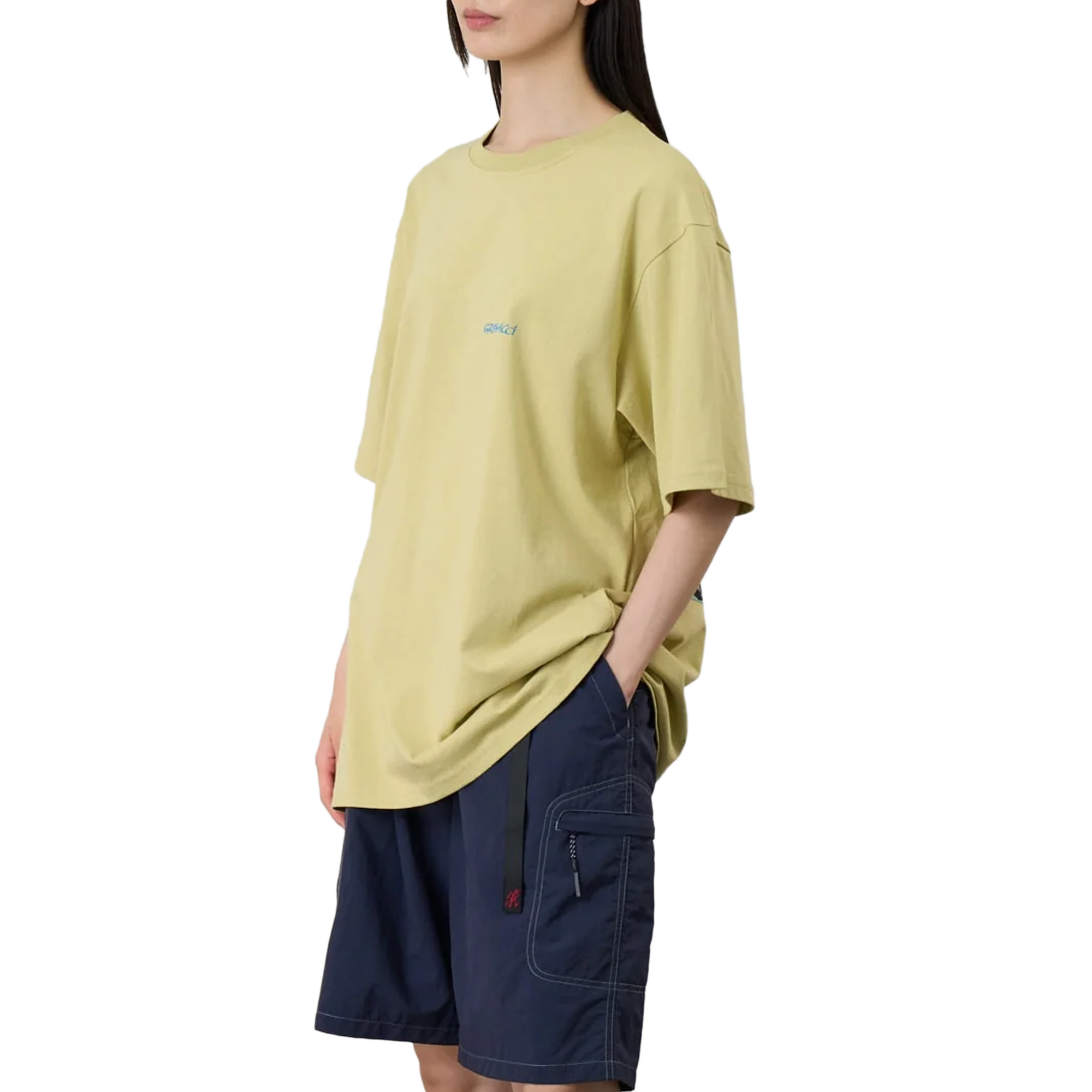 Gramicci Ice Sculpture T-Shirt Lime