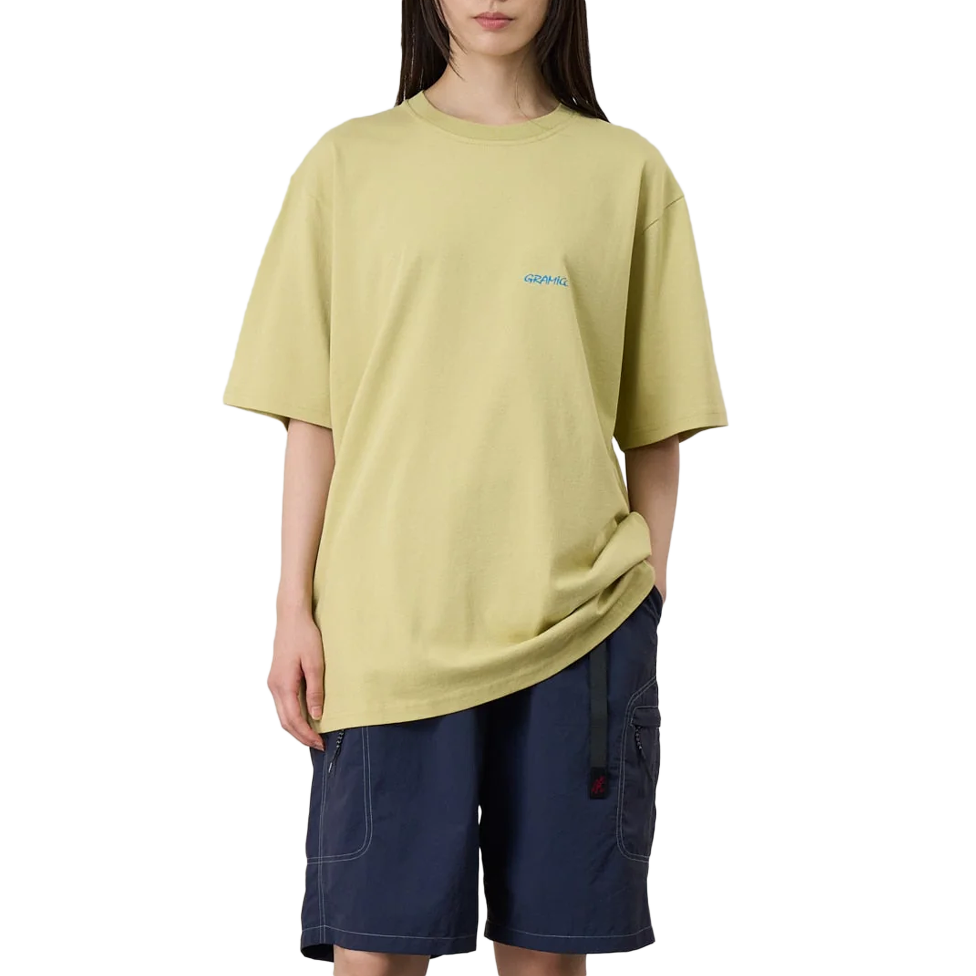 Gramicci Ice Sculpture T-Shirt Lime