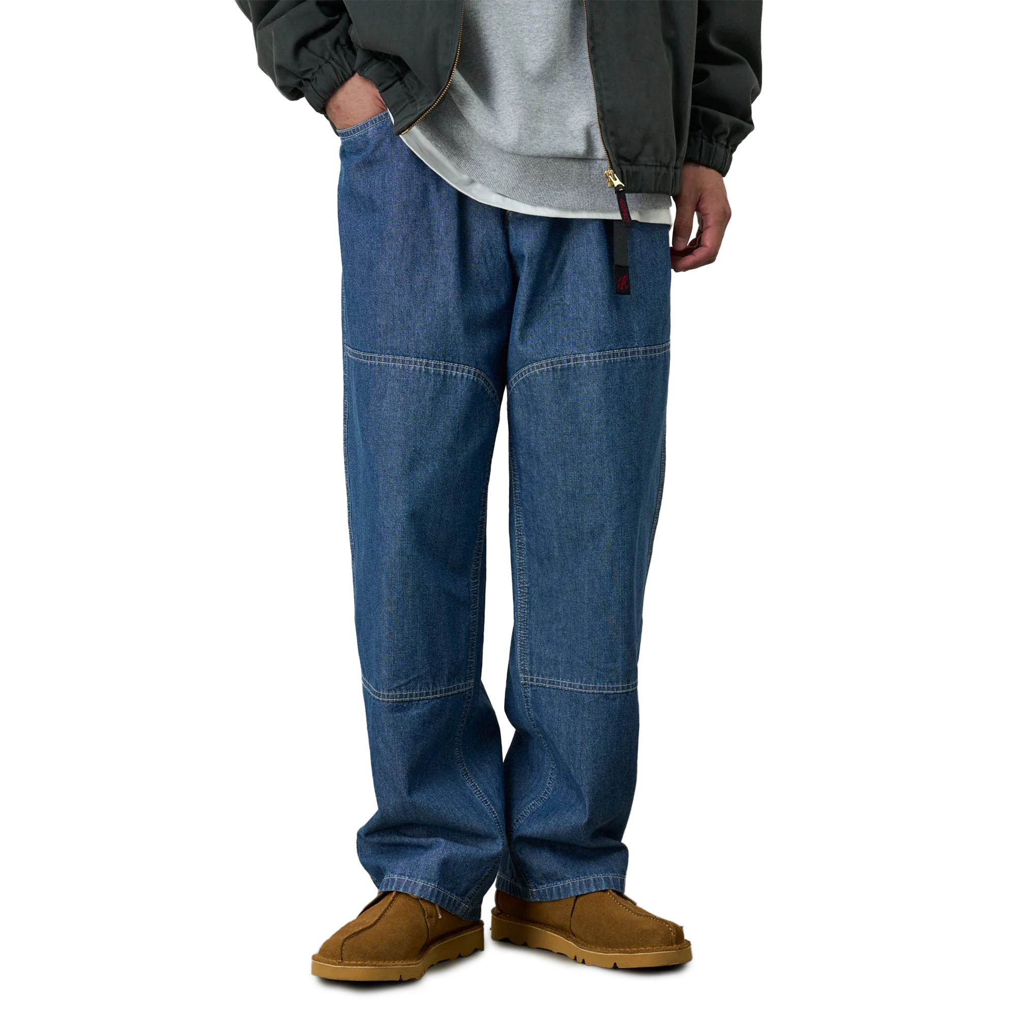 Gramicci Japanese Chambray Double Knee Blue